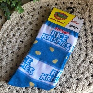 Crazy Socks Kellogg’s Men’s RICE KRISPIES Crew Socks